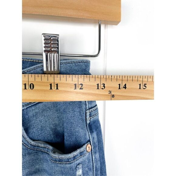 PAIGE Verdugo Ankle Skinny Jeans Jules Destructed‎ Worn Away Hem Size 26 - Picture 6 of 13